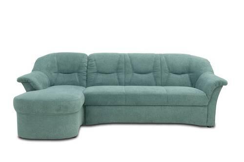 Ecksofa Sarafina - Petrol/Schwarz, KONVENTIONELL, Textil (146/232cm) - MID.YOU