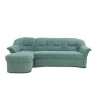 Ecksofa Sarafina Petrol S: 146x232 Cm - Petrol/Schwarz, KONVENTIONELL, Textil (146/232cm) - MID.YOU