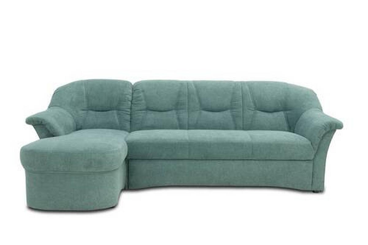 Ecksofa Sarafina Petrol S: 146x232 Cm - Petrol/Schwarz, KONVENTIONELL, Textil (146/232cm) - MID.YOU