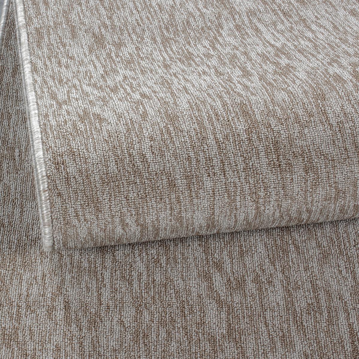 Teppich Läufer Beige Nizza 80x250 cm - Beige, KONVENTIONELL, Textil (80/250cm)