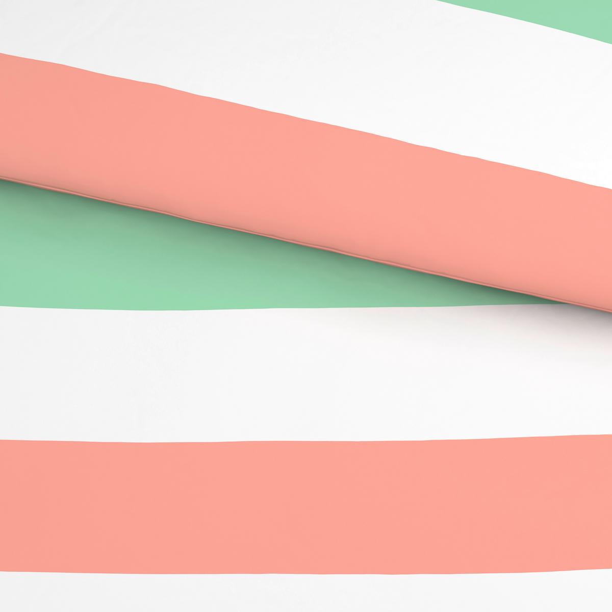 Bettwäsche Irma - Rosa/Weiß, MODERN, Textil - Luca Bessoni