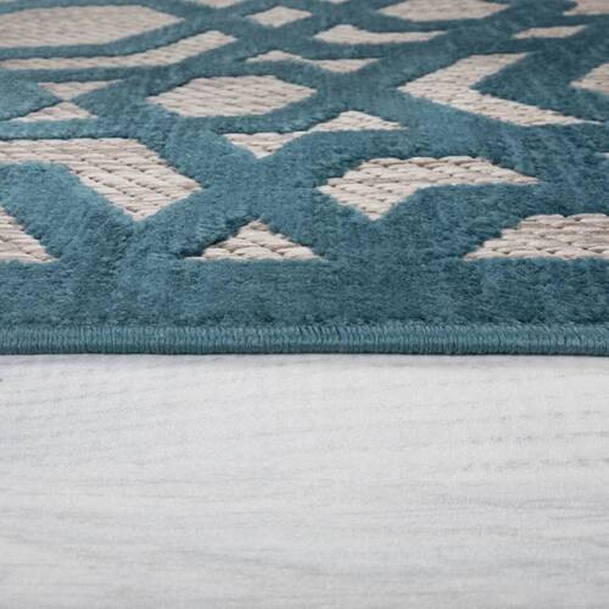 Outdoorteppich 503119374190 - Blau, Basics, Textil (66/230cm)