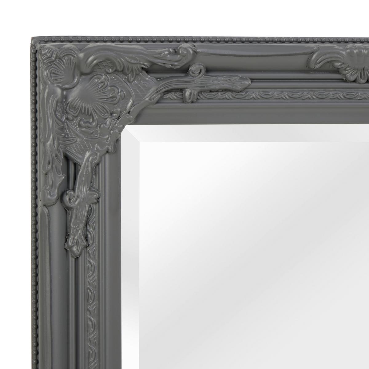 Wandspiegel Walter 2 - Anthrazit, Trend, Glas/Holzwerkstoff (50/70/3,5cm)