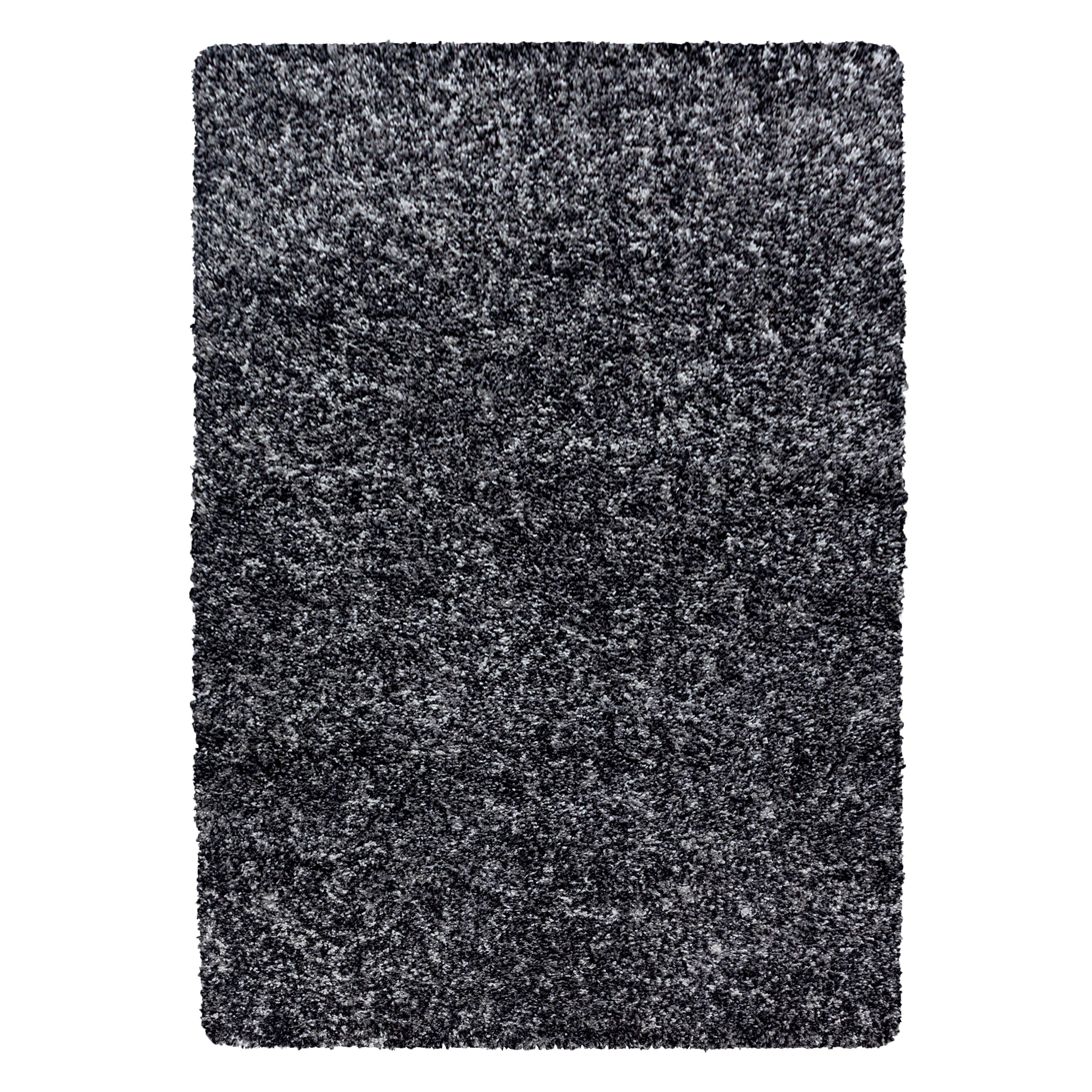 Hochflorteppich Enjoy - Anthrazit, KONVENTIONELL, Textil (280/370cm) - Novel