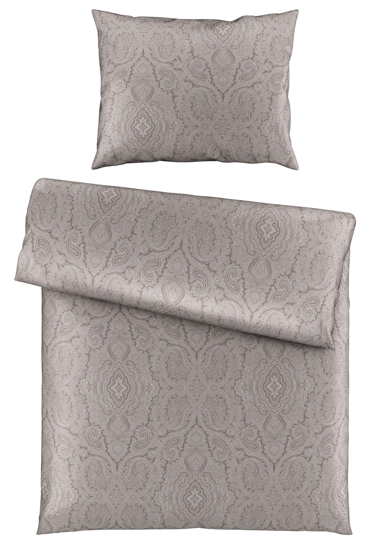 Renforcé-Bettwäsche 140x200 cm Leona Beige Ornamente - Beige, ROMANTIK / LANDHAUS, Textil (140/200cm) - James Wood