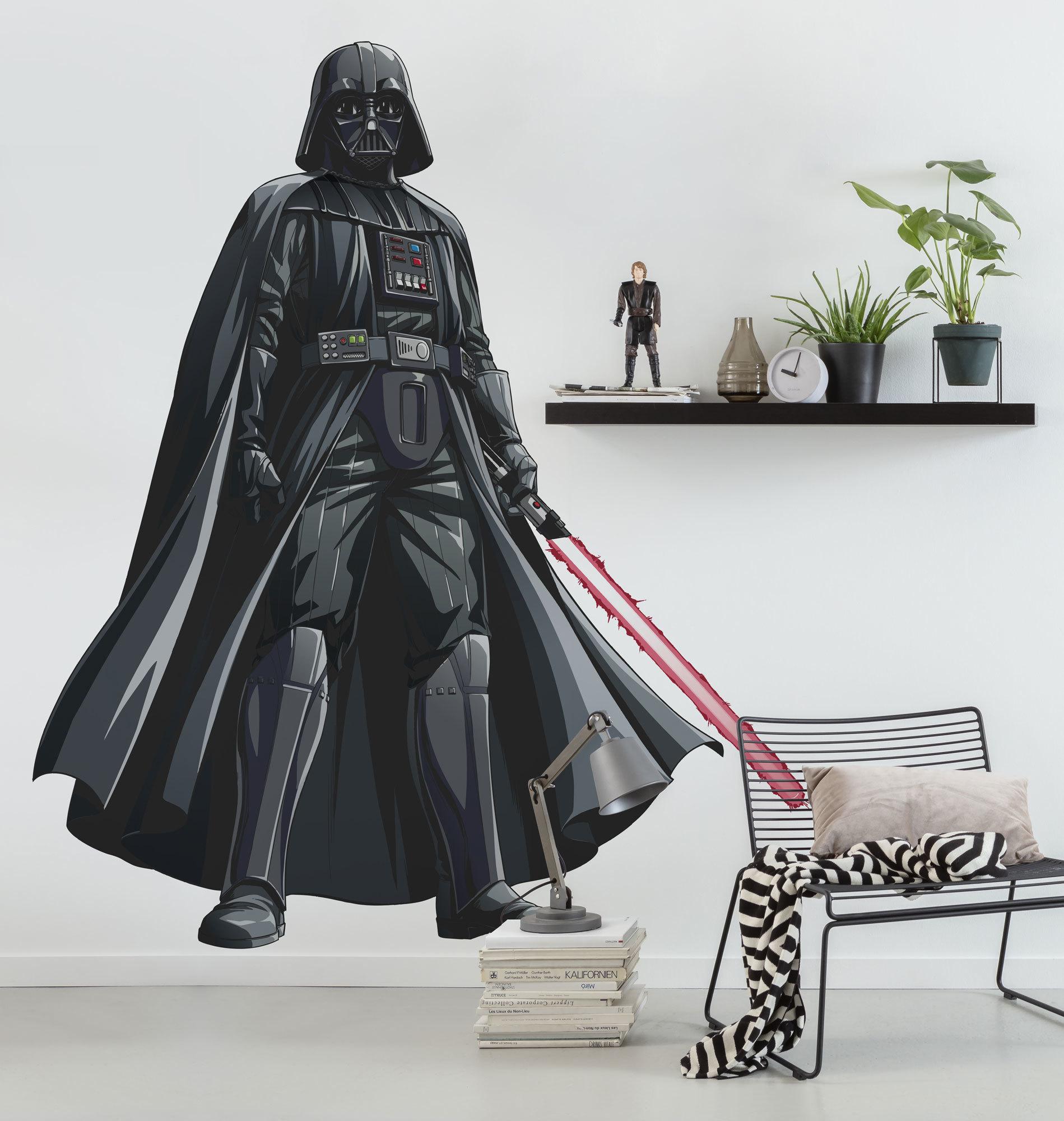 Fototapete 12404 Star Wars Xxl - Rot/Schwarz, Trend, Papier (127/200cm)