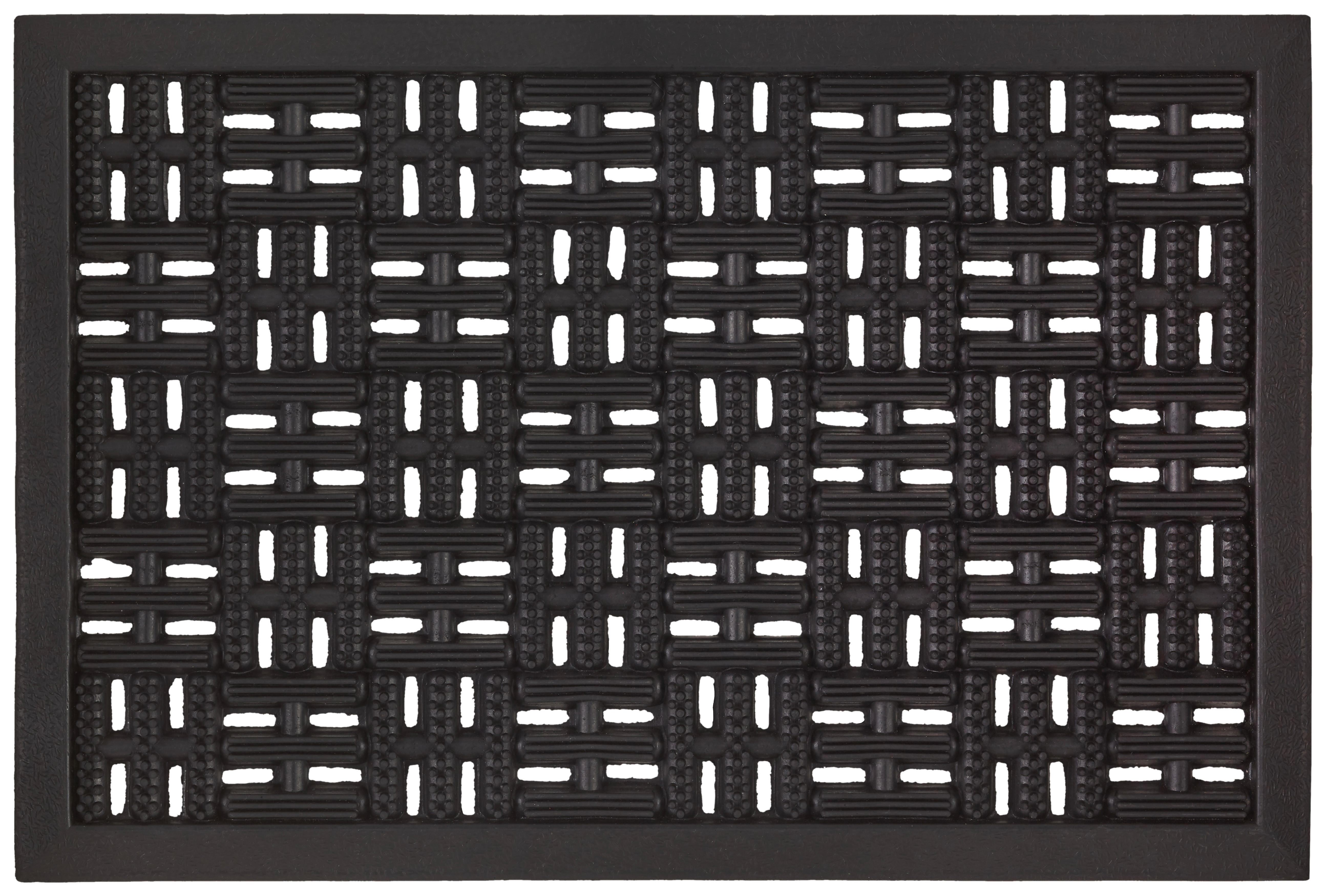 ROHOŽKA Karo, 40/60 cm - čierna, Basics, plast (40/60cm) - Mömax
