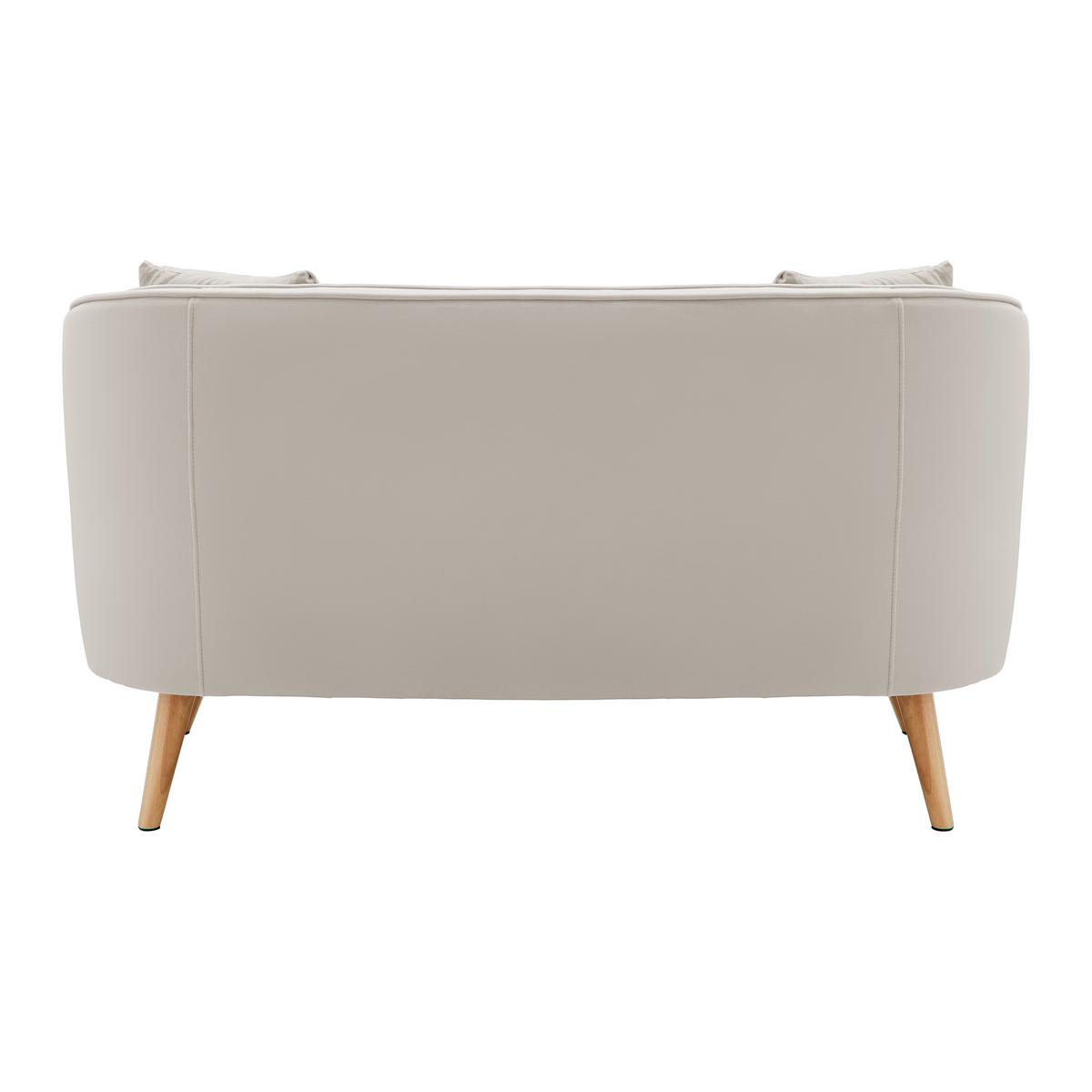 Pohovka HOPE béžová - přírodní barvy/šedobéžová, Moderní, dřevo/textil (141/77/73cm) - Bessagi Home