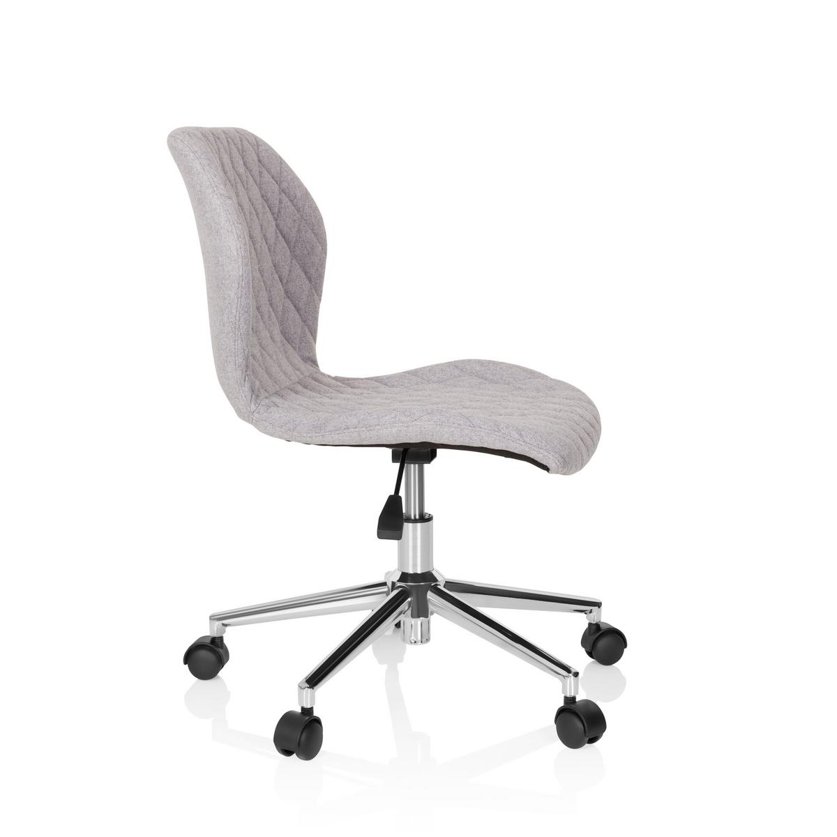 Jugenddrehstuhl Joy Ii Hellgrau - Hellgrau, Basics, Kunststoff/Textil (47/73-83/43cm) - MID.YOU