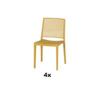 Stapelstuhl T20114 - Gelb, Basics, Kunststoff (46/80/56cm) - Siena Garden