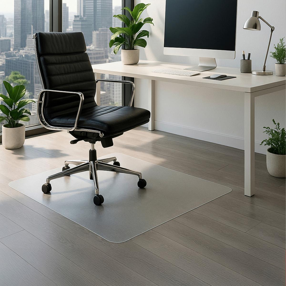 BODENSCHUTZMATTE Fortiflex Transparent B: 120cm - Transparent, MODERN, Kunststoff (120/90cm) - MID.YOU