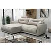 Ecksofa Fresh Graubraun 195x264 cm - Beige/Graubraun, Design, Textil (195/264cm) - MID.YOU
