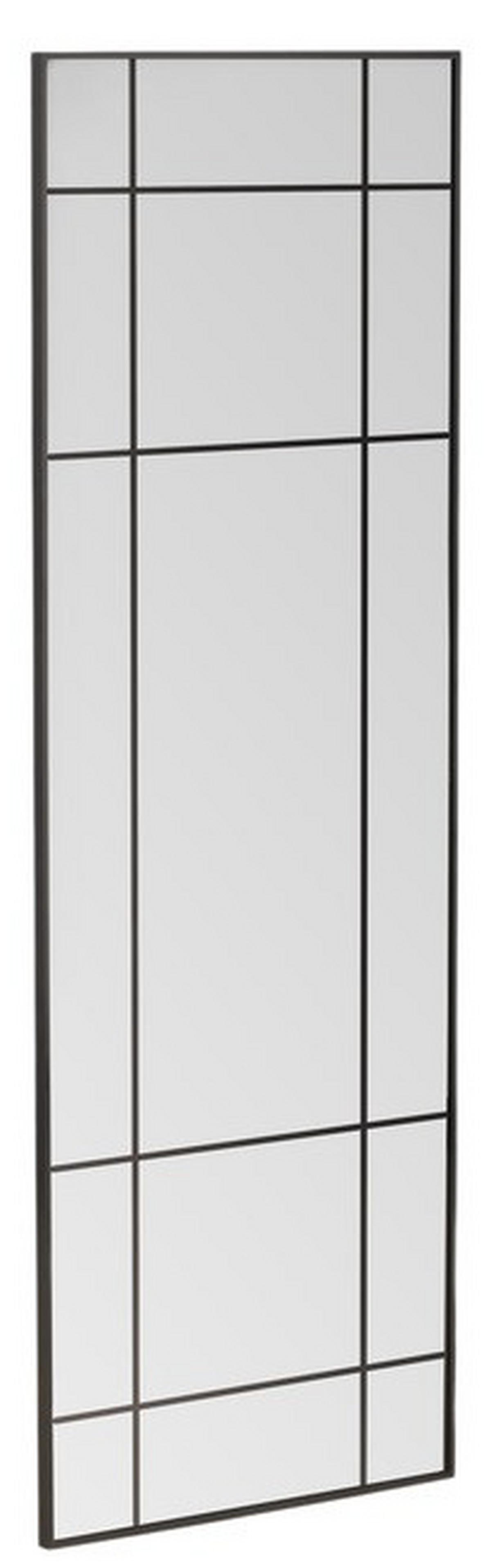 Spiegel Lake Schwarz B: 67 Cm - Schwarz, Design, Glas/Metall (67/193/3cm) - P & B