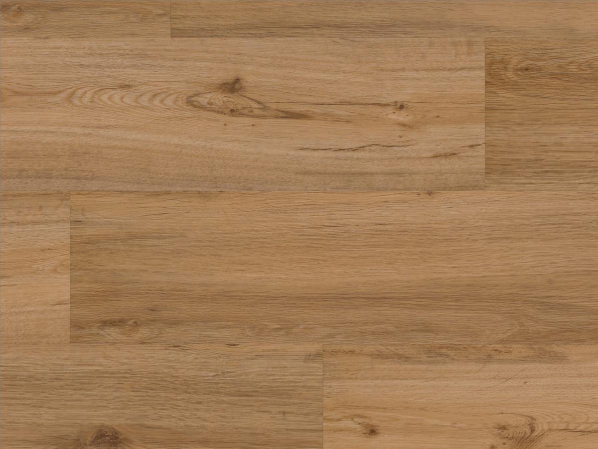 Designboden Eichefarben Landhausdiele Stärke 2,5mm - Eichefarben, Basics, Kunststoff (121.9/18.4/0.25cm)