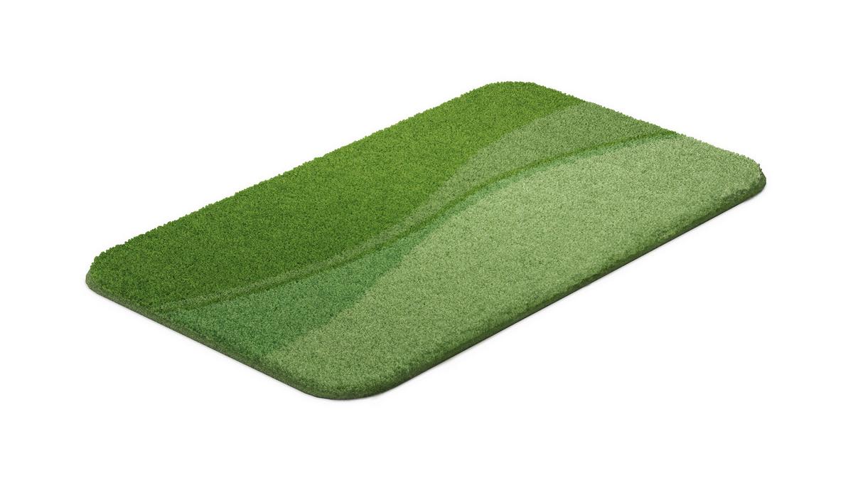 Badematte Merkur - Grün, Basics, Textil (65/115cm) - Grund