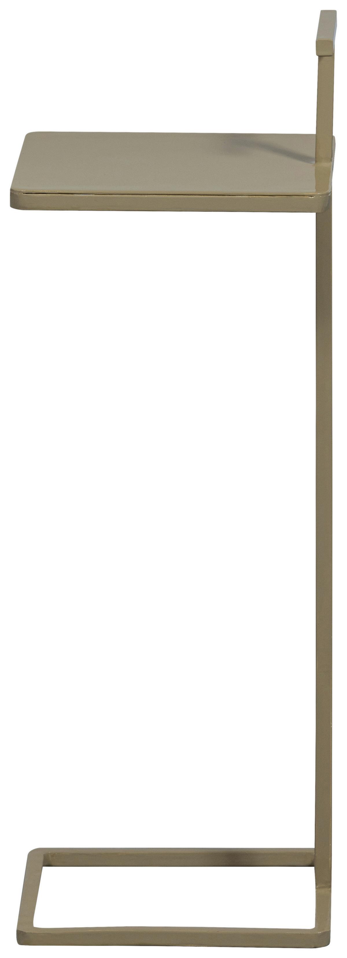 Beistelltisch Toste Sandfarben B: 22 cm - Sandfarben, Design, Metall (22/22/64cm) - Livetastic