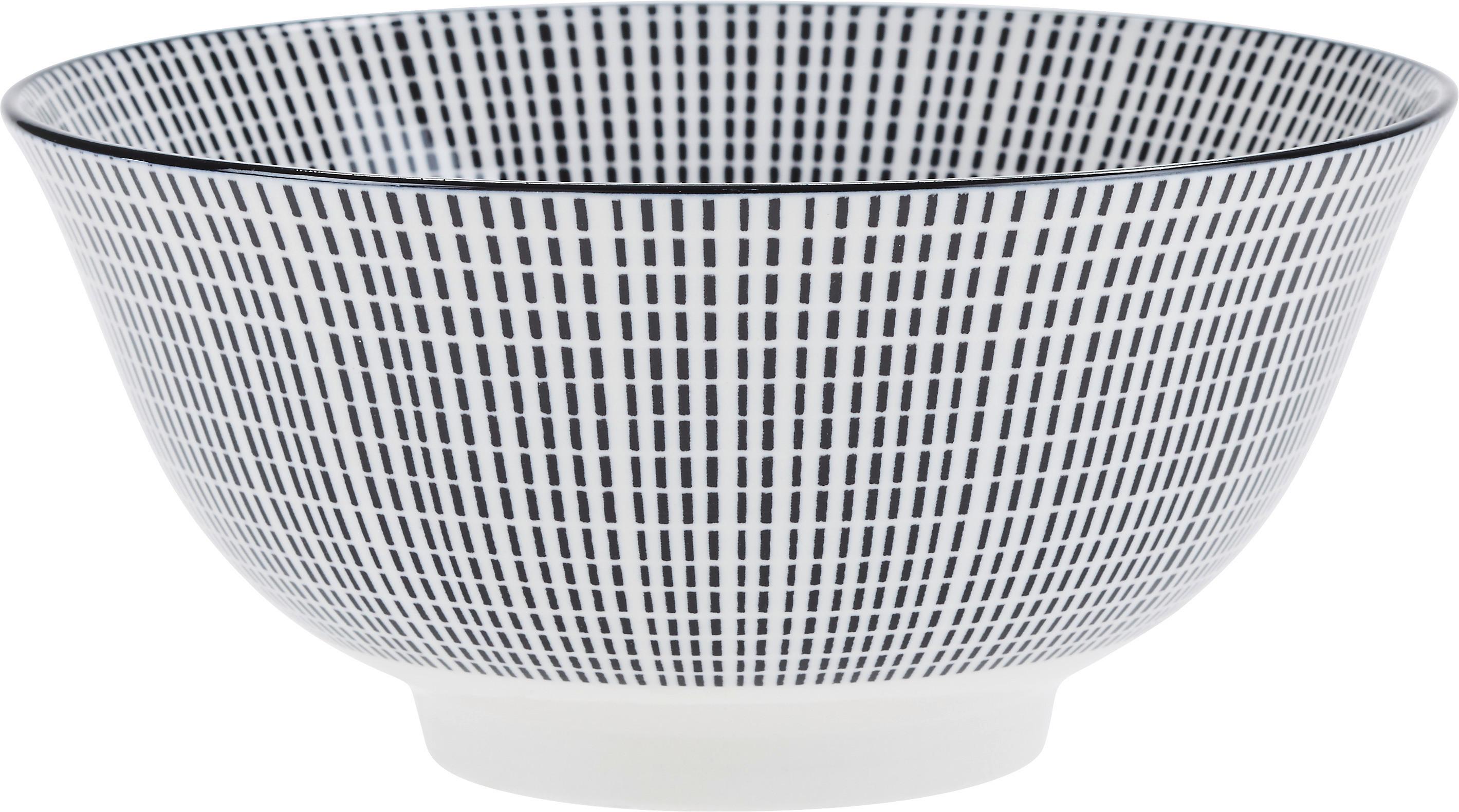 MISKA NA CEREÁLIE Shiva - čierna/biela, Lifestyle, keramika (15,5/7,5cm) - Modern Living