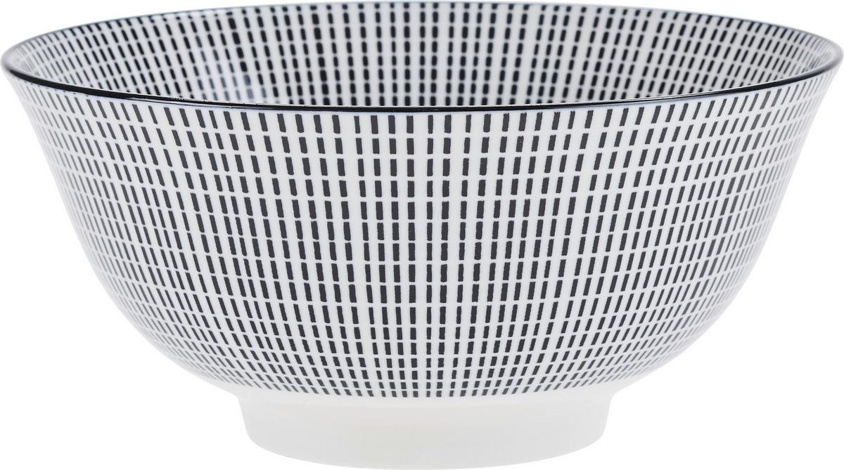 MISKA NA CEREÁLIE Shiva - čierna/biela, Lifestyle, keramika (15,5/7,5cm) - Modern Living
