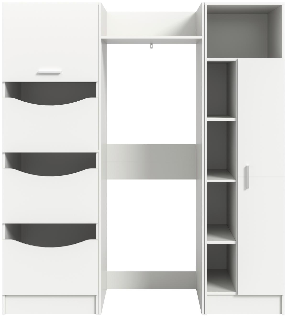 Práčovňa Free biela - biela, Basics, kompozitné drevo (166/195/62cm) - MID.YOU