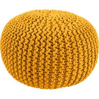 PODSEDÁK Aline, 50x30cm - žlutá, textil (50/30cm) - Premium Living