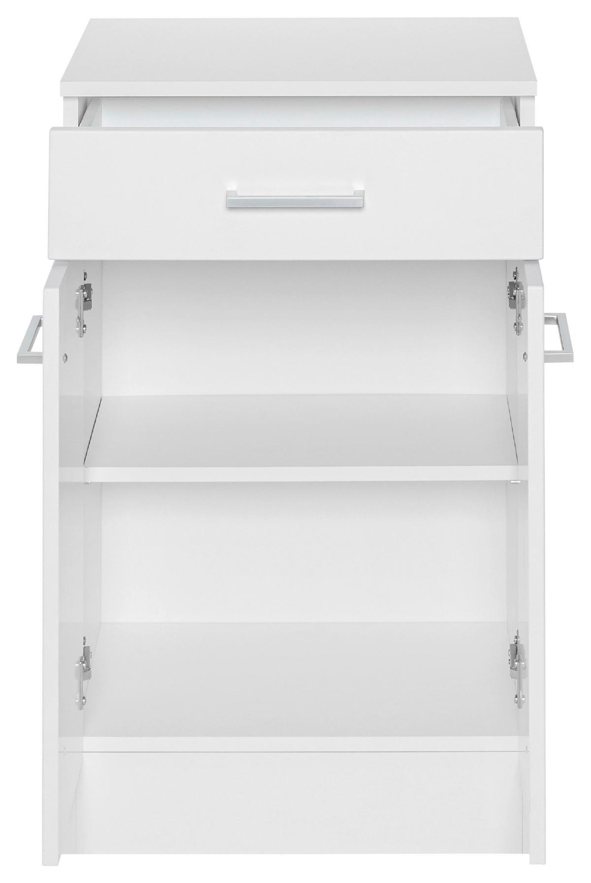 Badezimmer Unterschrank Riga BxH 50/84 Weiß - Weiß, MODERN, Holzwerkstoff (50/84/35cm) - Held