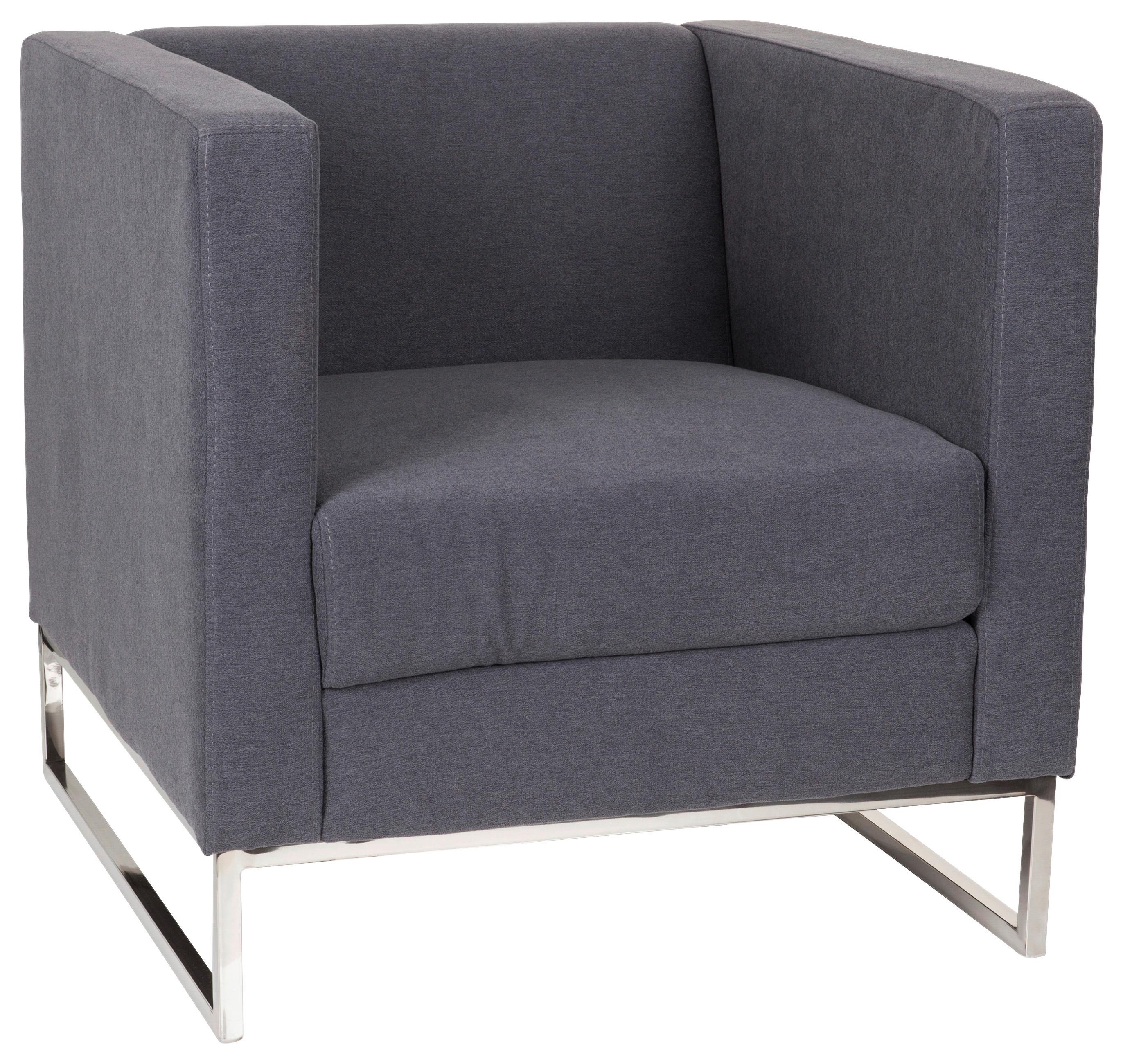 Sessel Barbados Dunkelgrau - Dunkelgrau, MODERN, Textil (72/71/72cm) - MID.YOU