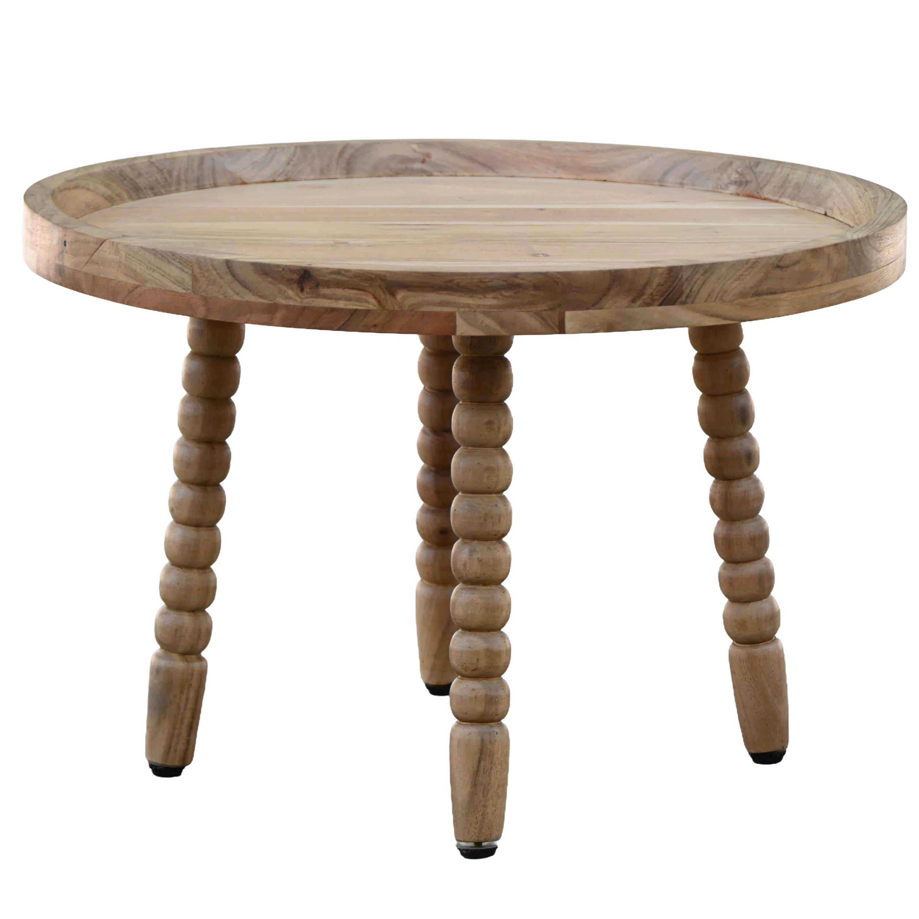 KONFERENČNÍ STOLEK AKACIA - barvy akácie, Design, dřevo (60/60/40cm) - Livetastic