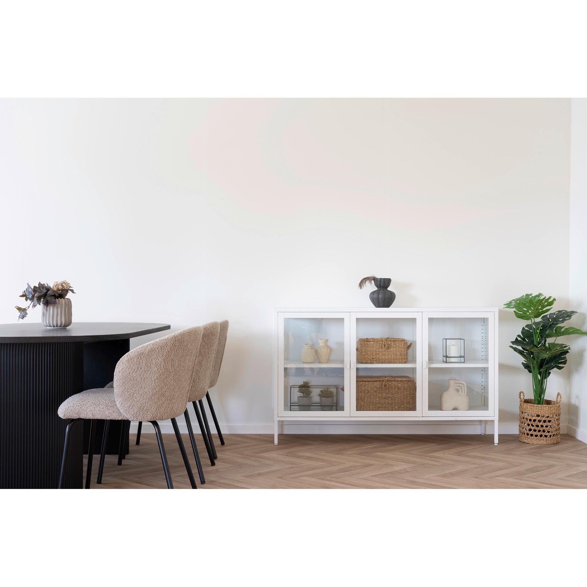 Korbset Bogra Hellbraun B: 30 cm - Hellbraun, Design, Holz/Metall (30/15/22cm)