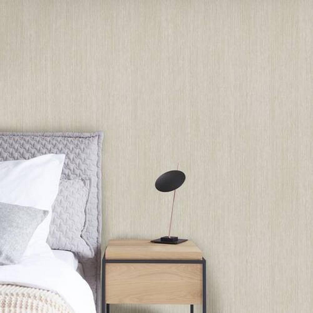Vliestapete Uni Beige, 52x1000 cm - Beige, Basics, Papier/Kunststoff (52/1000cm)