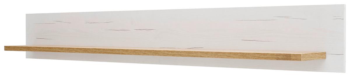 Wandboard Madrid B: 181 cm Eiche-/Pinienfarben - Eichefarben/Pinienfarben, Design, Holzwerkstoff (181/24/22cm) - MID.YOU