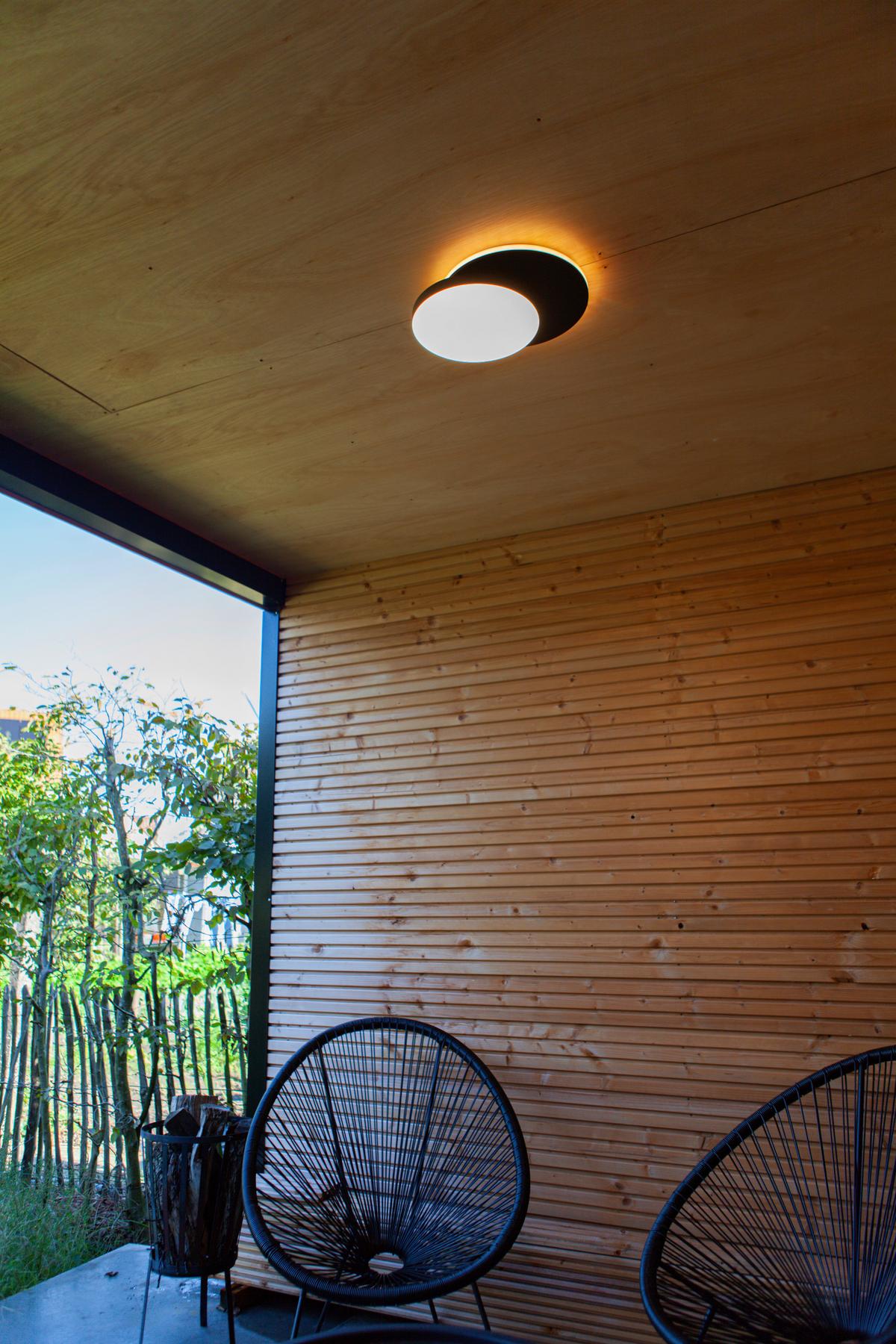 LED-Außenleuchte Goleta Weiß D: 30 cm - Anthrazit/Weiß, Basics, Kunststoff/Metall (30/6,3cm)