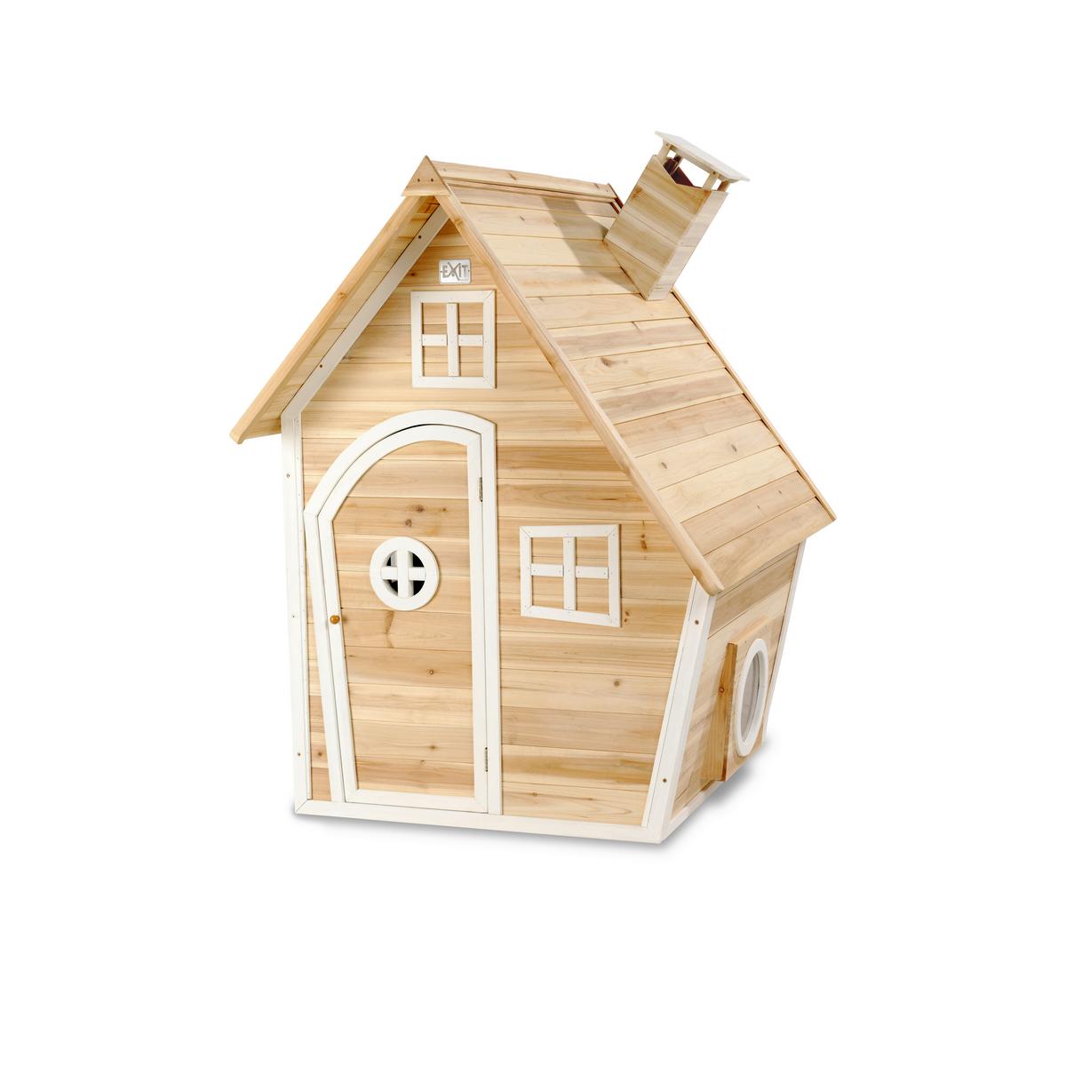 Spielhaus Exit Fantasia 100 - Naturfarben, KONVENTIONELL, Holz (128/108/171cm) - EXIT Toys