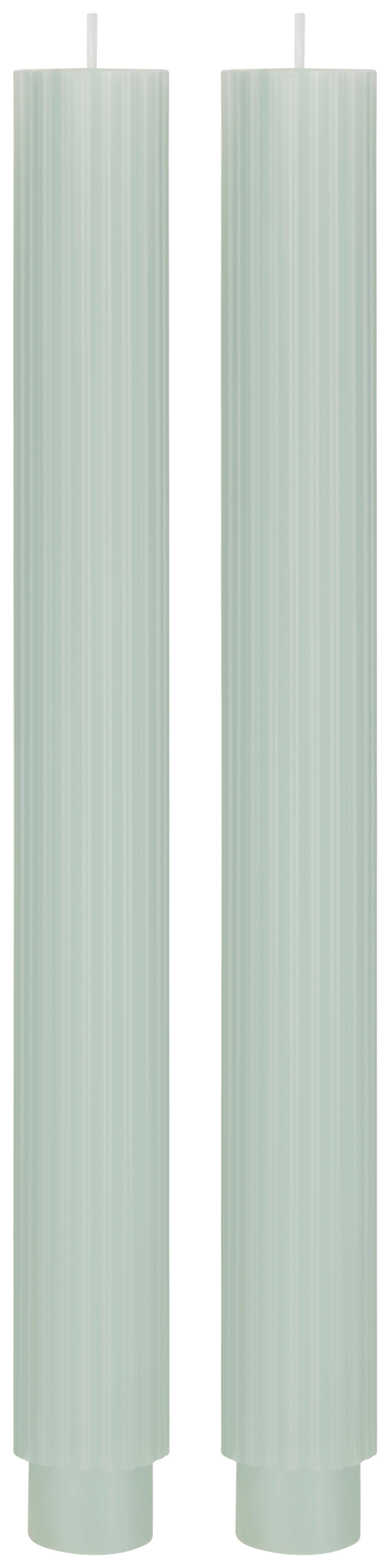 dlouhá svíčka DIANA - mátově zelená, Konvenční, přírodní materiály (2,8/26,5cm) - Mömax