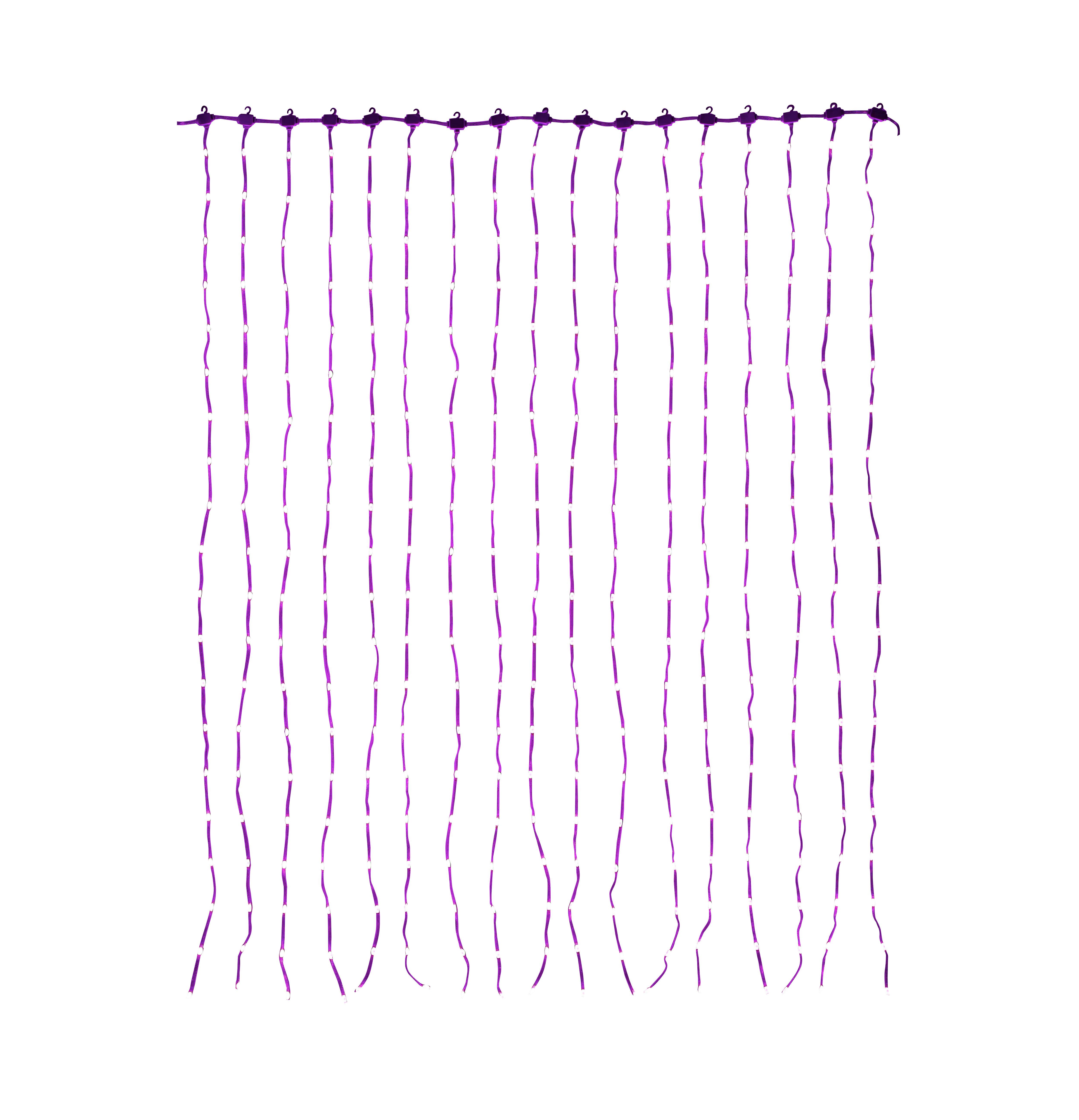 Led-dekoleuchte Linu - Transparent/Schwarz, Design, Kunststoff (140/140cm) - Luca Bessoni