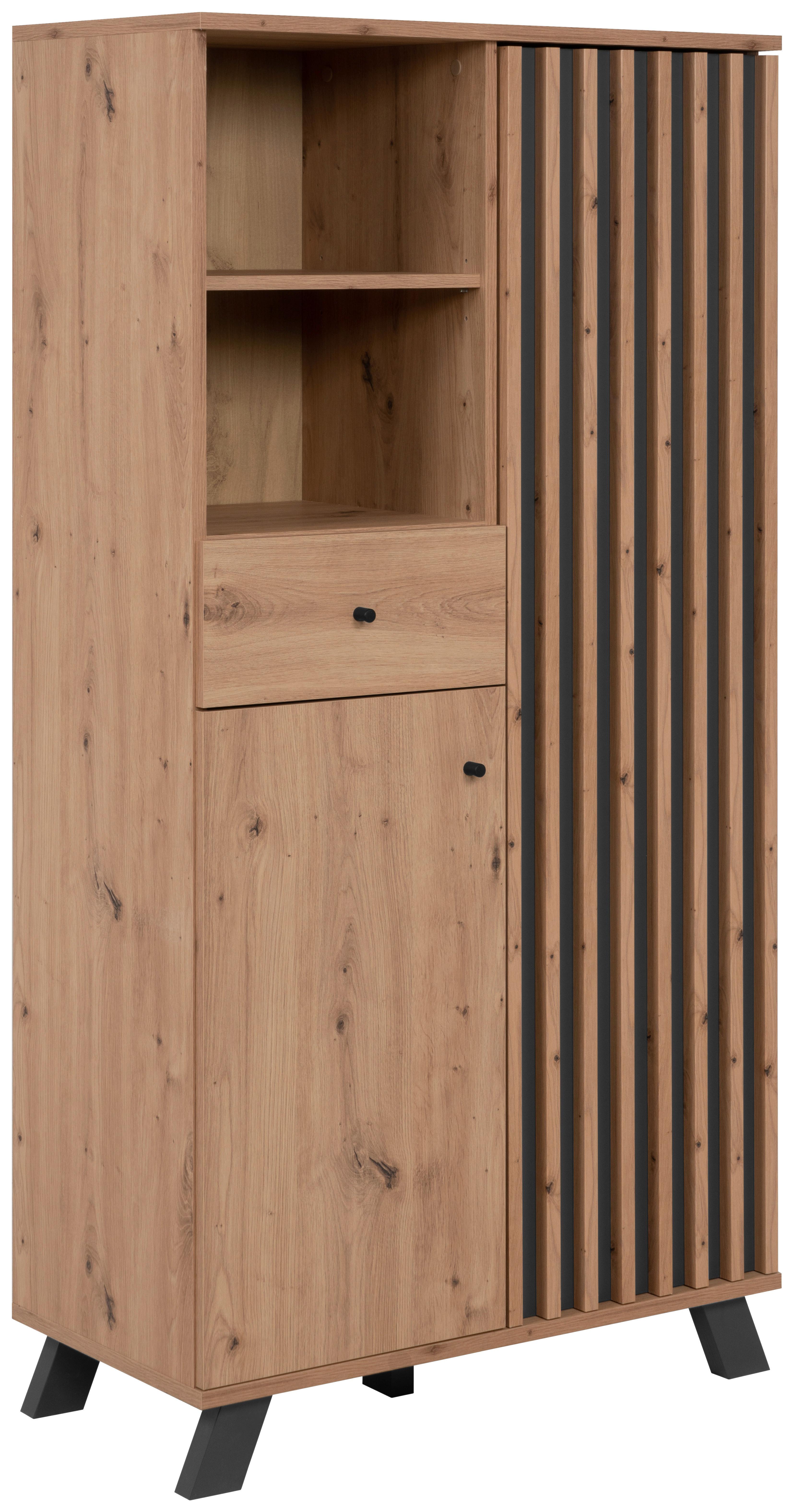 Highboard 80cm Medan 53a Eiche Artisan Dekor