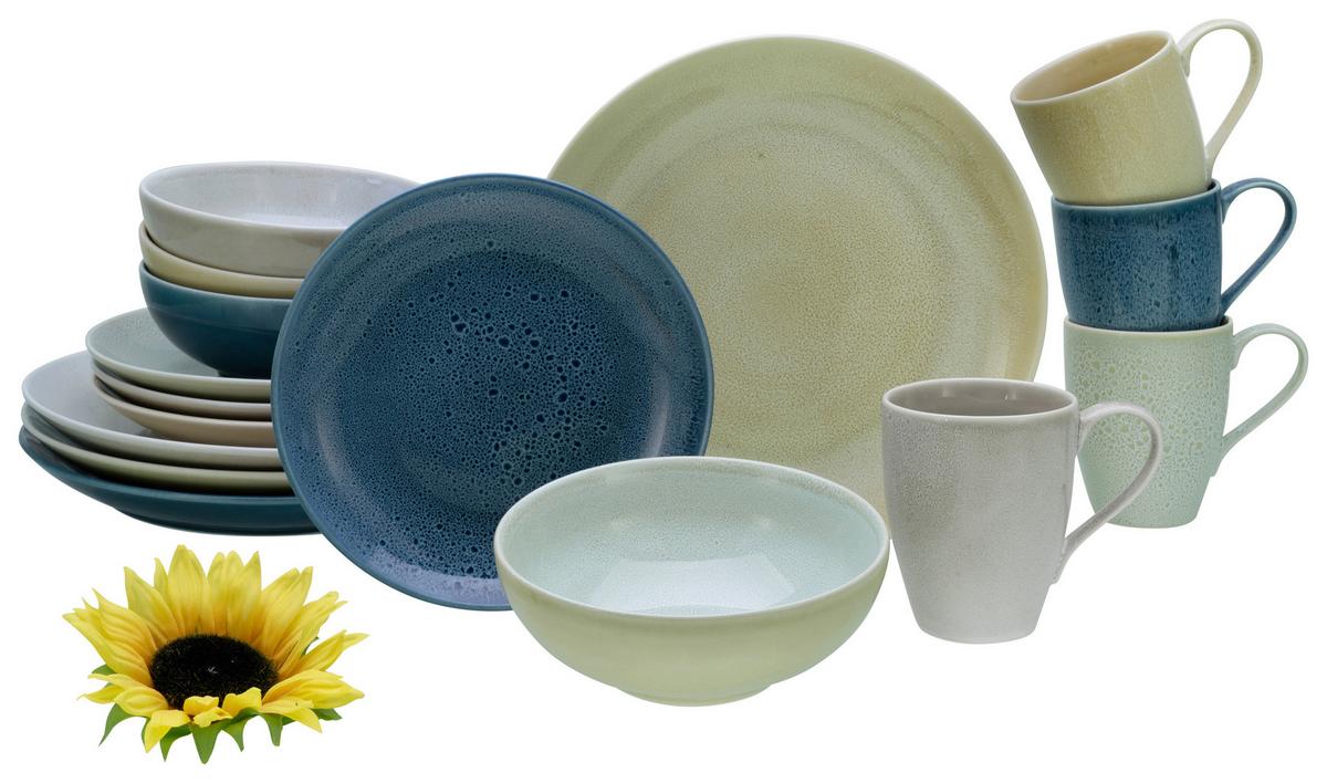 Kombiservice 19788 Reactive Nordic - Multicolor, Basics, Keramik - Creatable