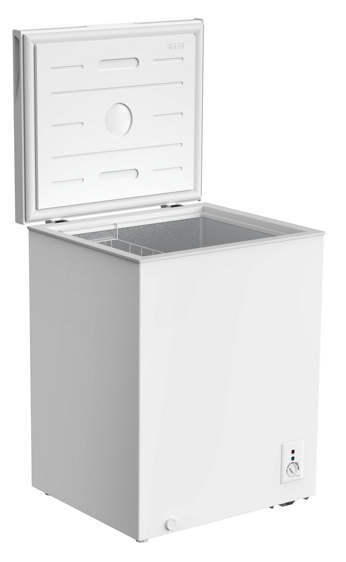 Gefriertruhe Weiß B: 54,5 cm - Weiß, Basics, Kunststoff (54,5/83,5/47,6cm) - PKM