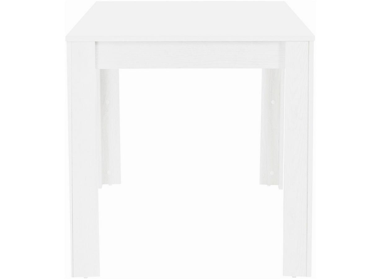Esstisch Lynn Weiß L: 120cm - Weiß, Design, Holzwerkstoff (120/75/80cm) - MID.YOU