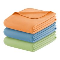FLEECOVÁ DEKA FELICITY - oranžová, Konventionell, textil (140/200cm) - Modern Living