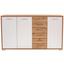 Komoda Q-big New Qbk03 - farby dubu/biela, Moderný, drevo (190/105/44cm) Komoda Q-big New Qbk03 - farby dubu/biela, Moderný, drevo (190/105/44cm)