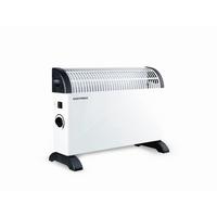 Heizkonvektor 2000 Watt - Schwarz/Weiß, Basics, Kunststoff/Metall (53,5/20/38,5cm)