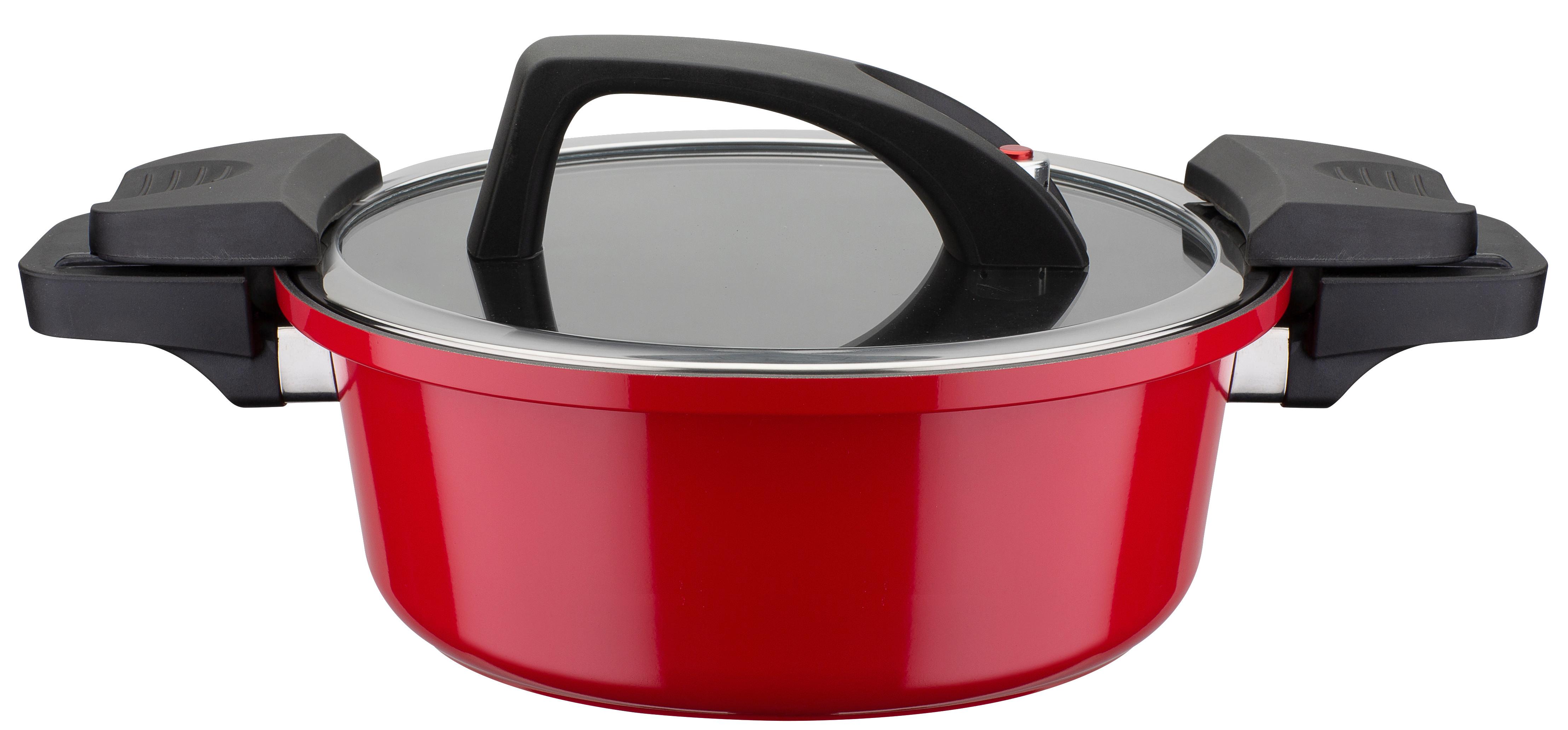 HRNIEC RED - červená, Basics, kov (24/10cm) - GSW