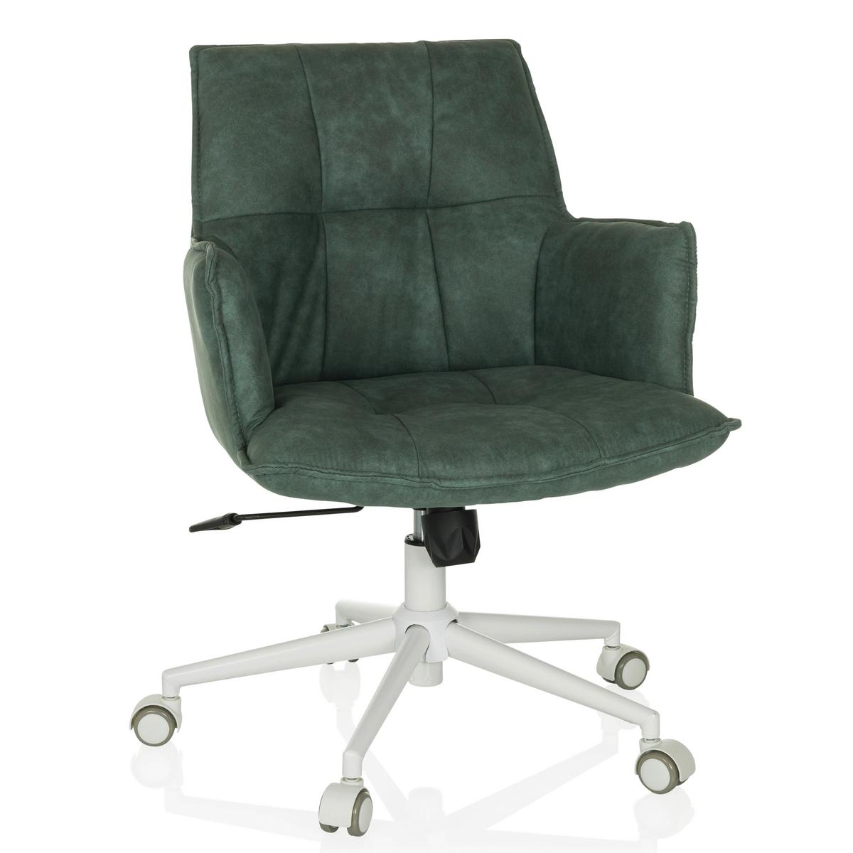 Drehstuhl Mintgrau B: 54 cm - Mintgrau/Weiß, MODERN, Kunststoff/Textil (54/85/70cm) - MID.YOU