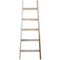 Dekofigur Leiter H: 100 Cm Holz Für Indoor - Braun, MODERN, Holz (100cm) - Luca Bessoni