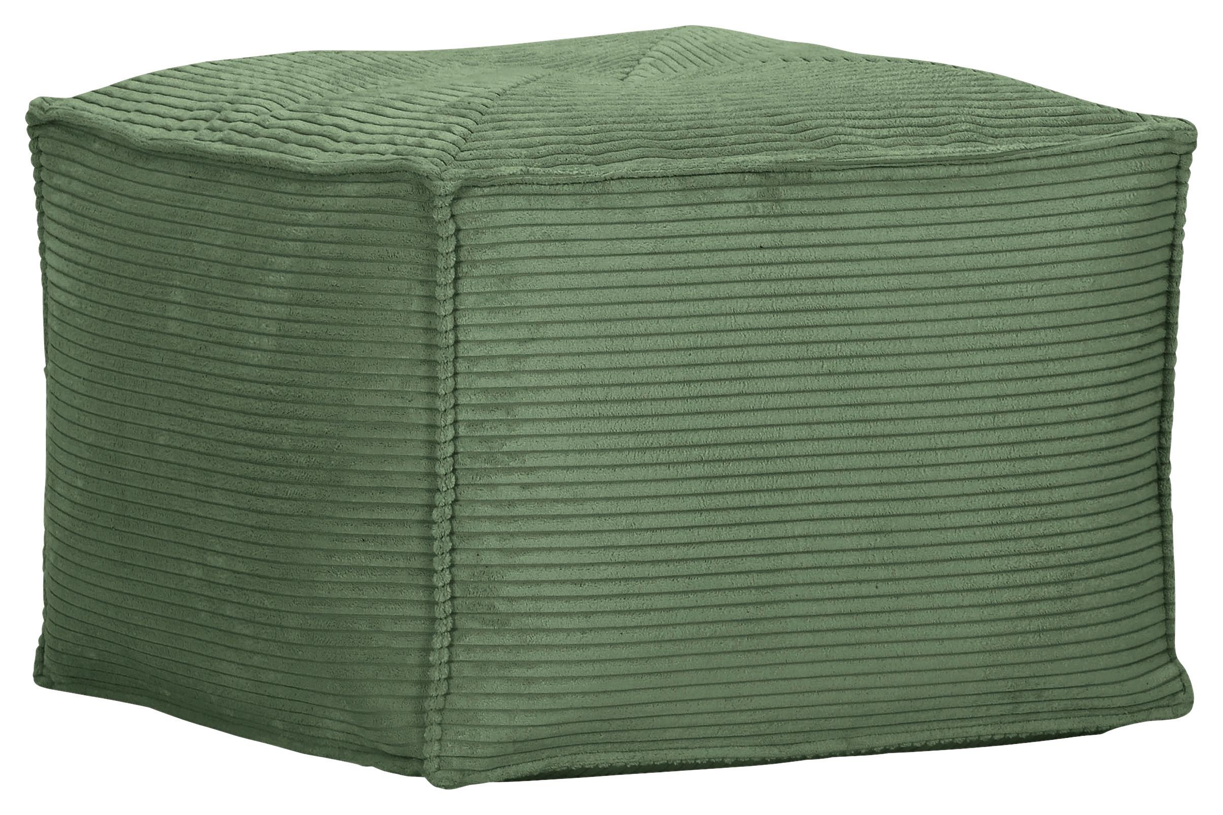Hocker Gimba, Olivgrün D: 65 Cm - Olivgrün, KONVENTIONELL, Textil (65/45cm) - MID.YOU