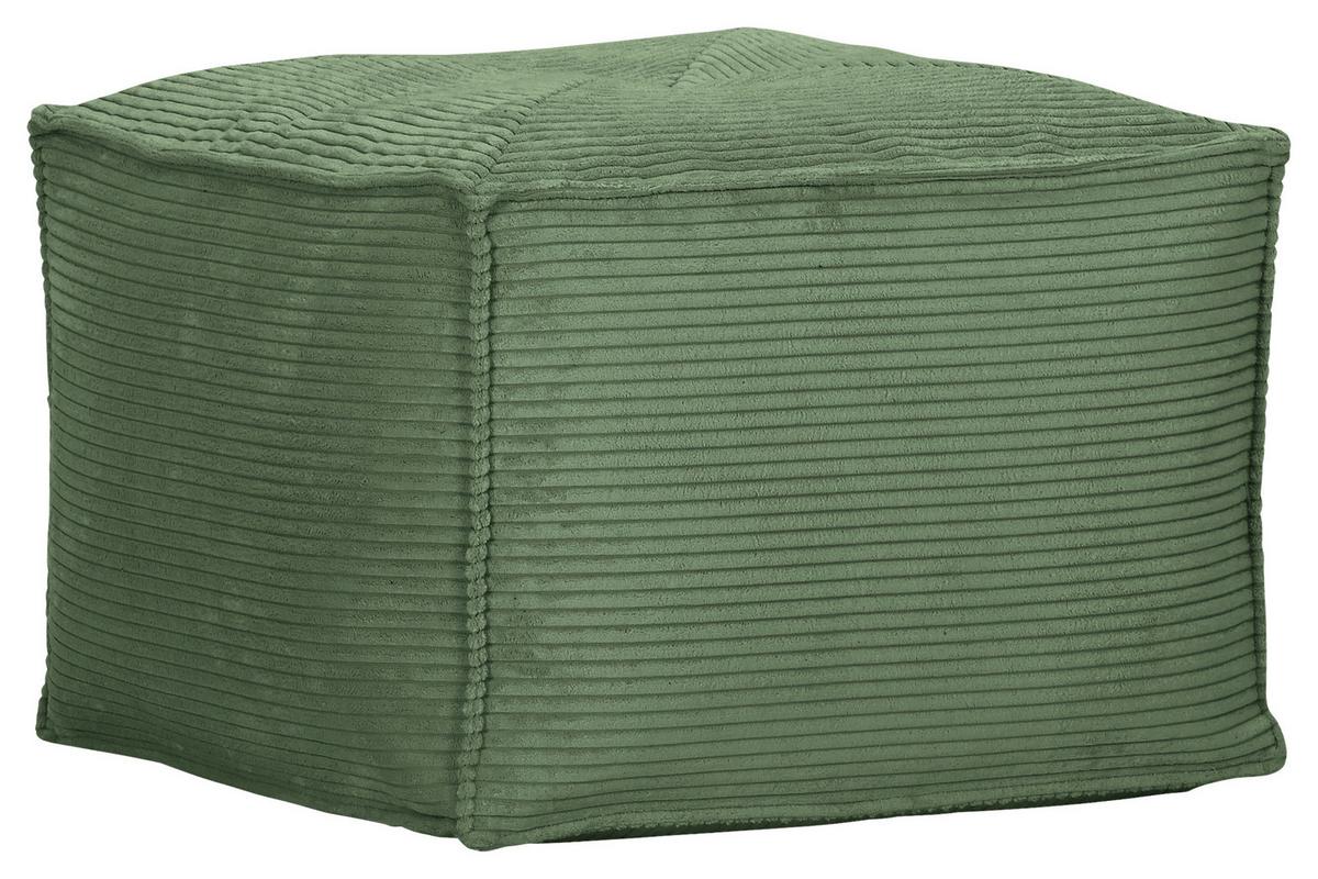 Hocker Gimba, Olivgrün D: 65 Cm - Olivgrün, KONVENTIONELL, Textil (65/45cm) - MID.YOU