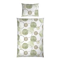 Ágyneműhuzat-garnitúra Sandra - taupe/zöld, Modern, textil - Luca Bessoni