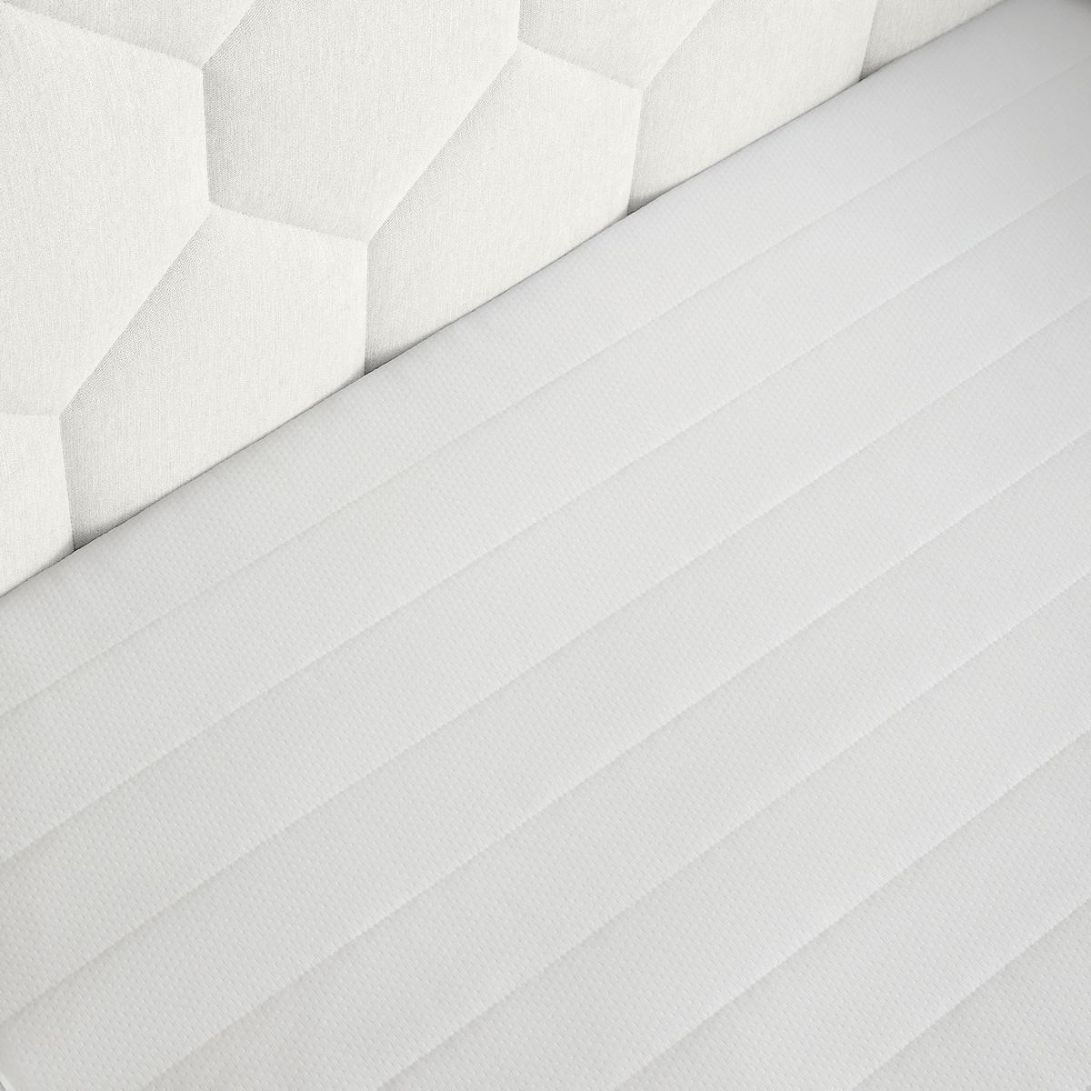 Americká posteľ MAYA D 180/200 cm, krémová - čierna/krémová, Konventionell, drevo/kompozitné drevo (180/200cm) - Mömax