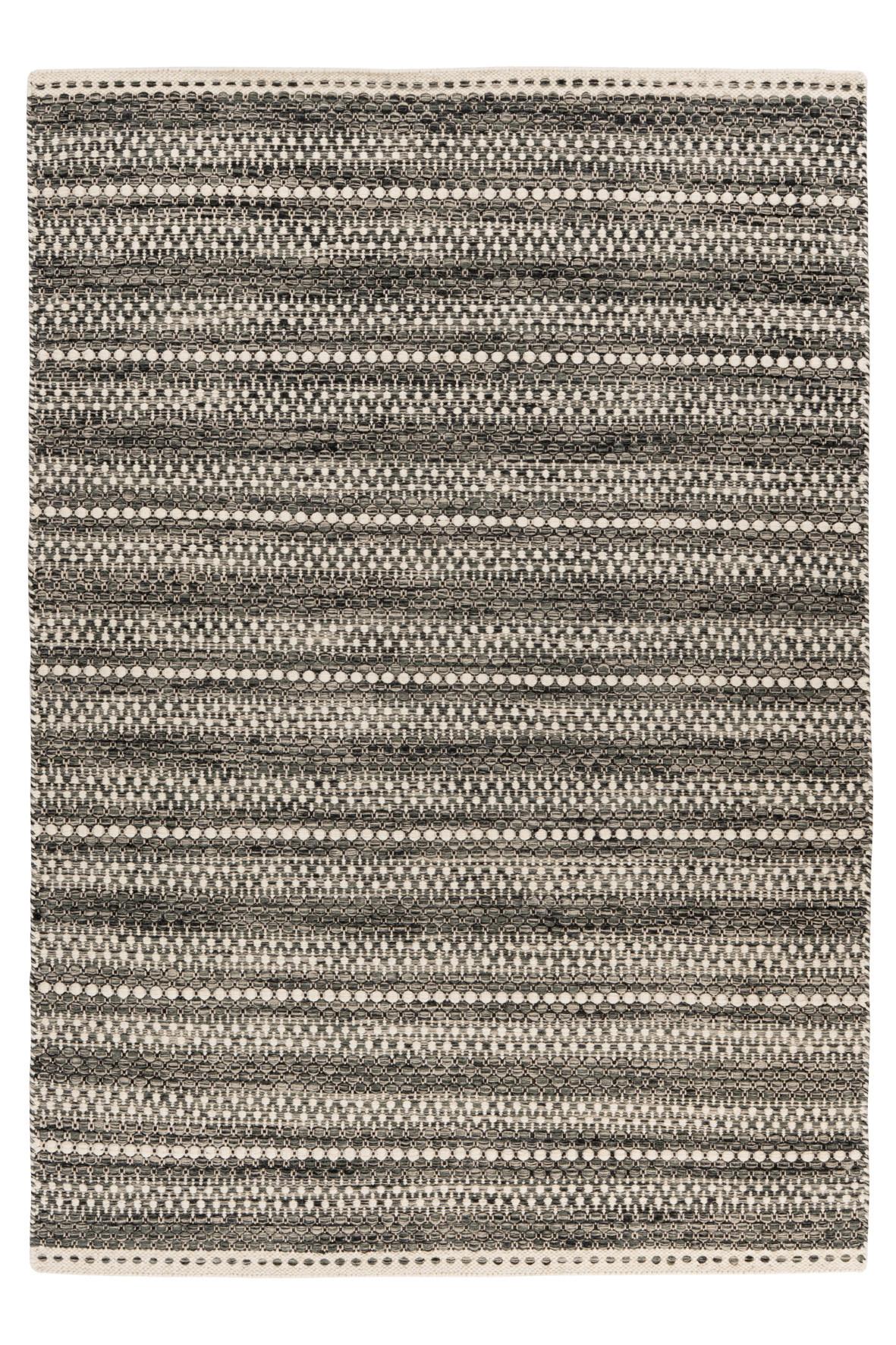 Flachwebteppich My Jaipur - Dunkelbraun/Beige, KONVENTIONELL, Textil (80/150cm) - Obsession