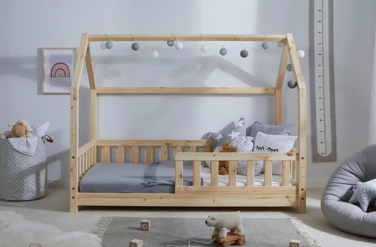 Hausbett Kay - Naturfarben, MODERN, Holz (80/160cm) - MID.YOU